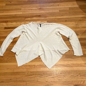 Sarah Pacini White Knit Top Size 0/S